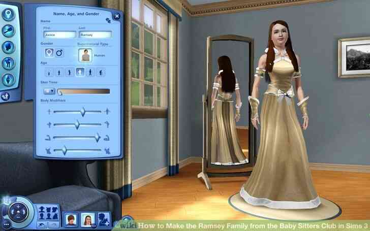 Image intitulée Faire Ramsey de la Famille de la des Baby Sitters Club dans les Sims 3 Étape 3